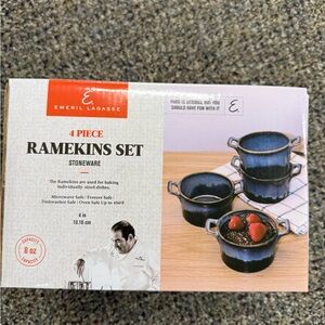 Emeril Lagasse 4-Piece Ramekins Set. NIB